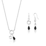 Parure argent et diamants