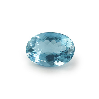 Aigue marine ovale 13 ct