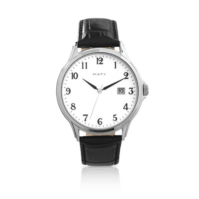 Montre homme bracelet cuir