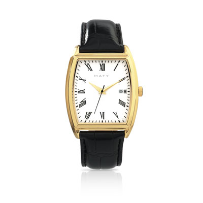 Montre homme bracelet cuir