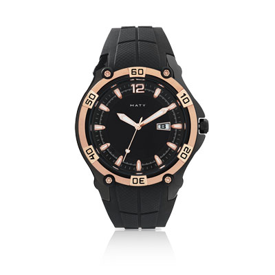 Montre homme bracelet caoutchouc