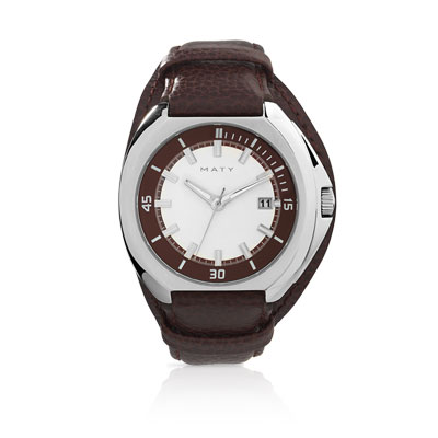 Montre homme bracelet cuir
