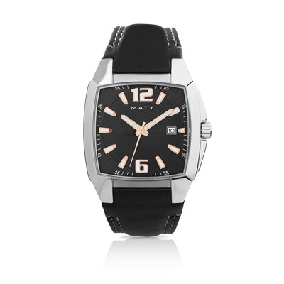 Montre homme bracelet cuir