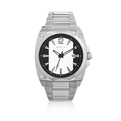 Montre homme bracelet acier