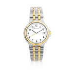 Montre homme bracelet acier bicolore
