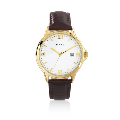 Montre homme bracelet cuir