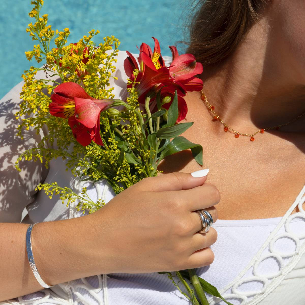 Bague argent 925 - vue porté 2