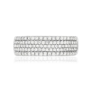 Bague MATY Or 750 blanc diamants