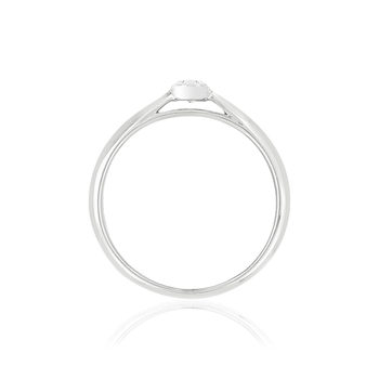 Bague MATY Or 375 blanc Diamant