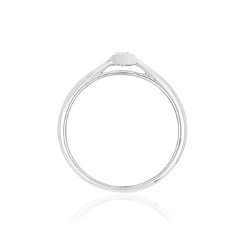 Bague MATY Or 375 blanc Diamant