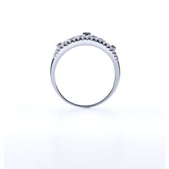 Bague argent 925 zirconias