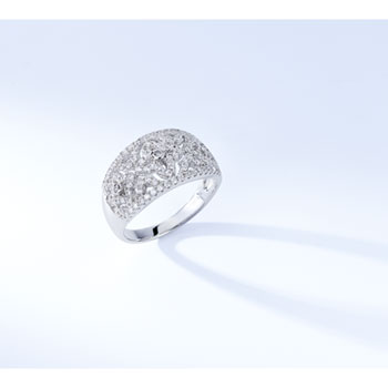 Bague argent 925 zirconias