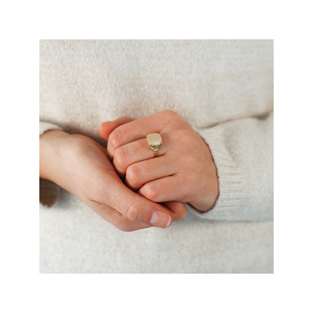 Bague or jaune 375