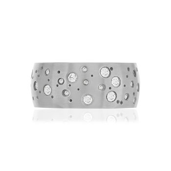 Bague acier zirconia