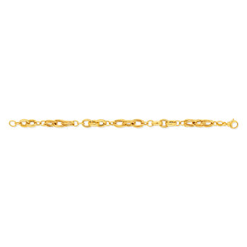 Bracelet or jaune 375 19 cm