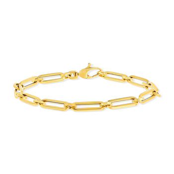 Bracelet or jaune 375 19 cm