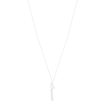 Collier argent 925 maille forçat prénom personnalisable 45cm