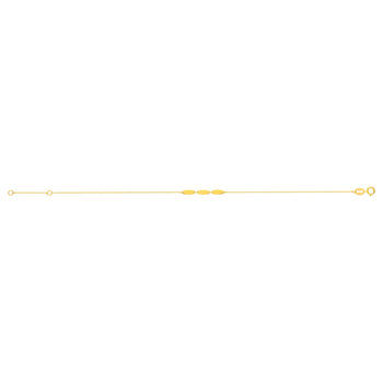 Bracelet or 375 jaune 18.5cm