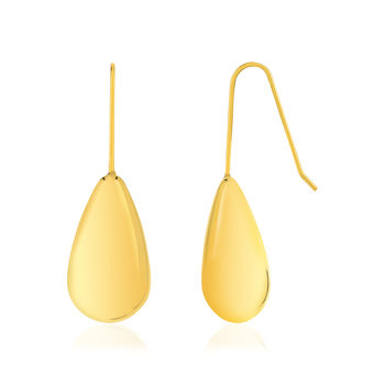 Boucles d'oreilles acier doré