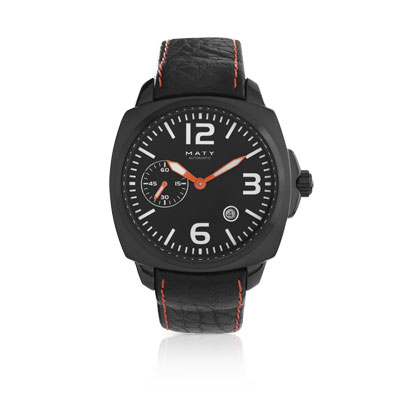 Montre homme automatique bracelet cuir