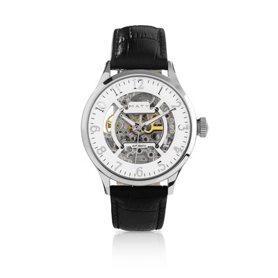 Montre homme automatique bracelet cuir