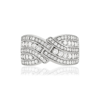 Bague argent 925 zirconias