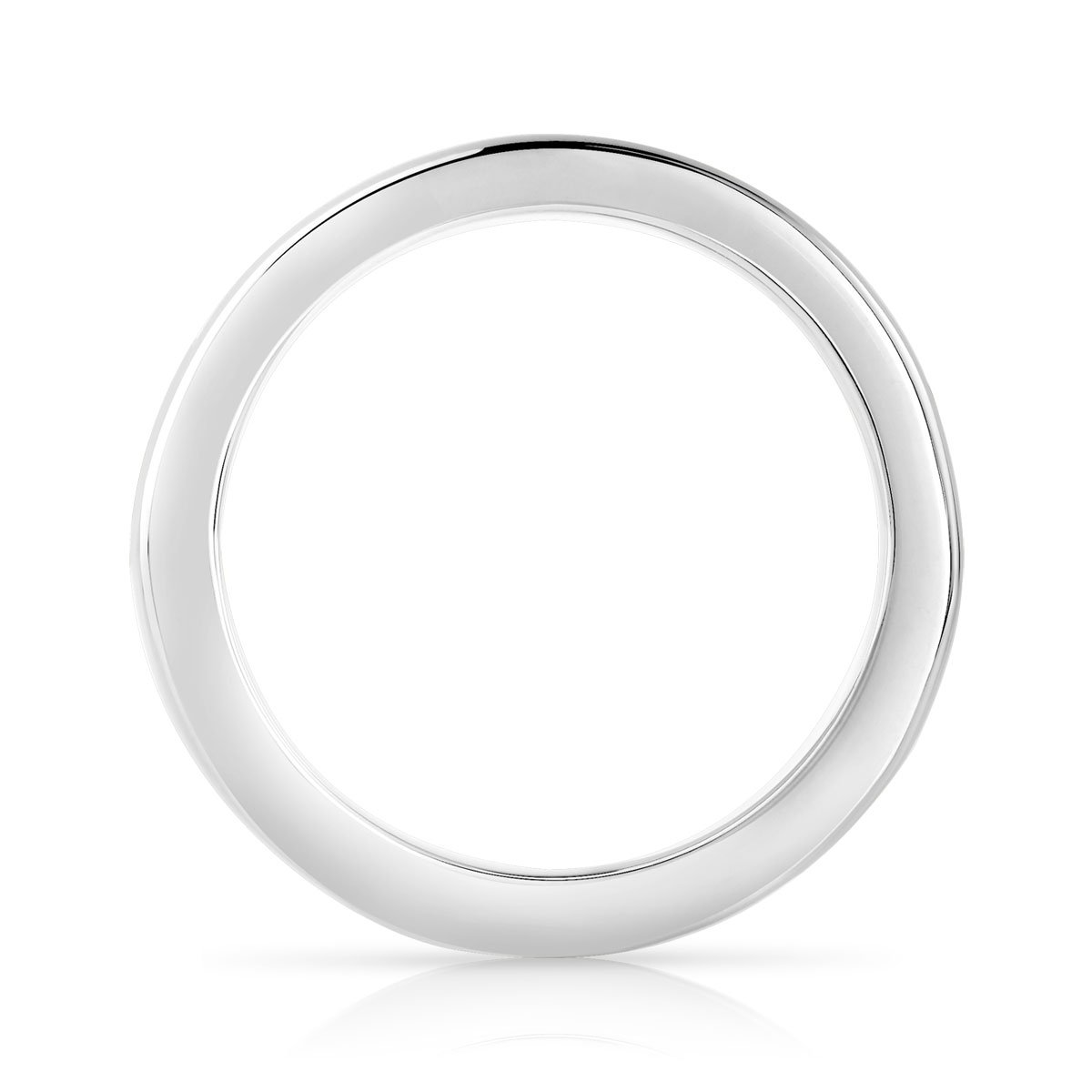 Alliance demi-tour or 750 blanc diamant HSI - vue 2
