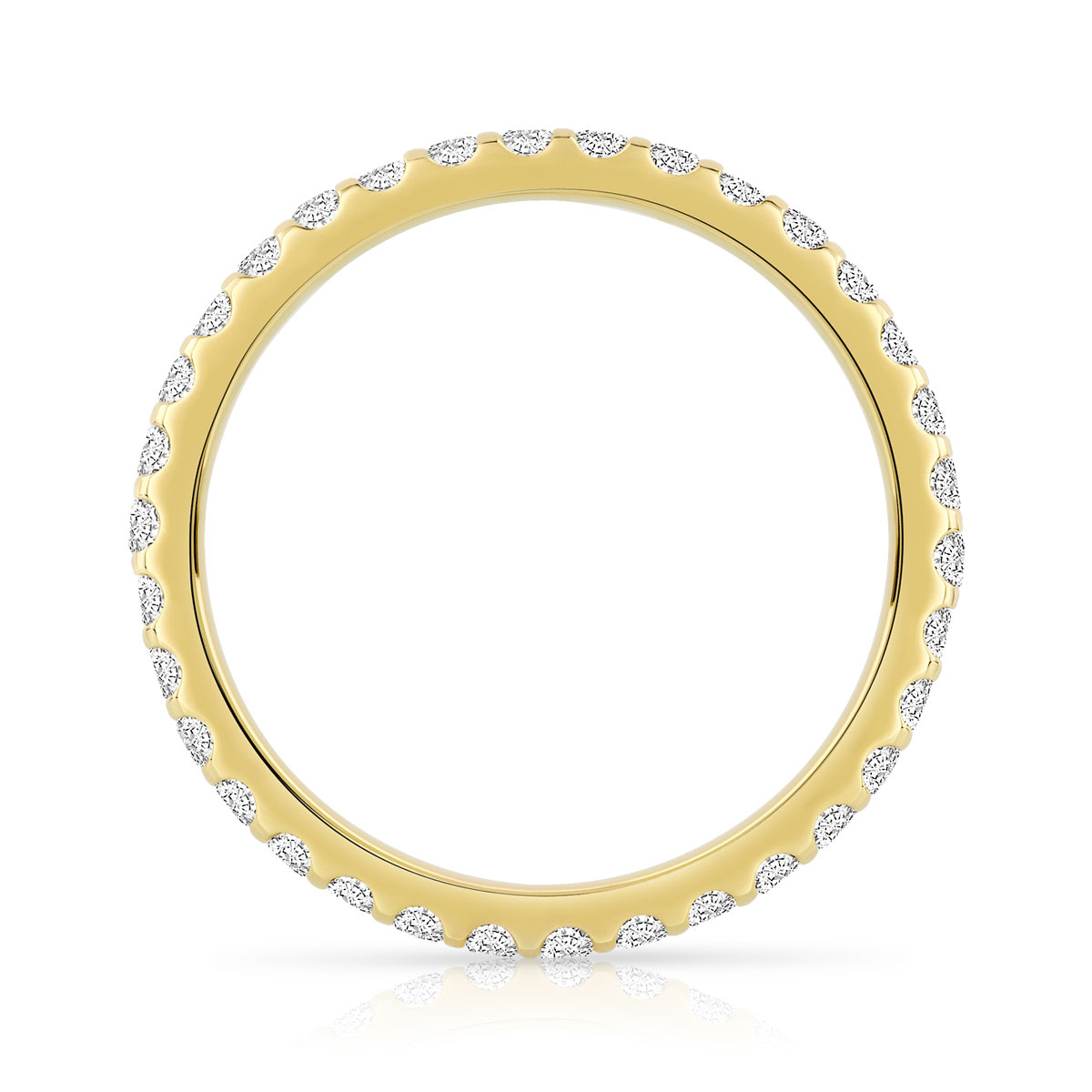 Alliance or 750 jaune diamant H/SI - vue 2
