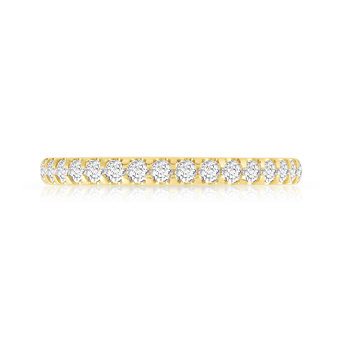 Alliance or 750 jaune diamant H/SI - vue 3