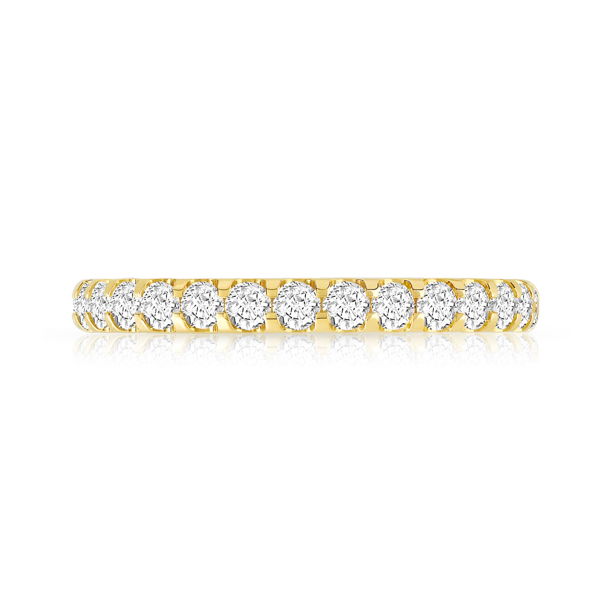 Alliance or 750 jaune diamant H/SI - vue 3