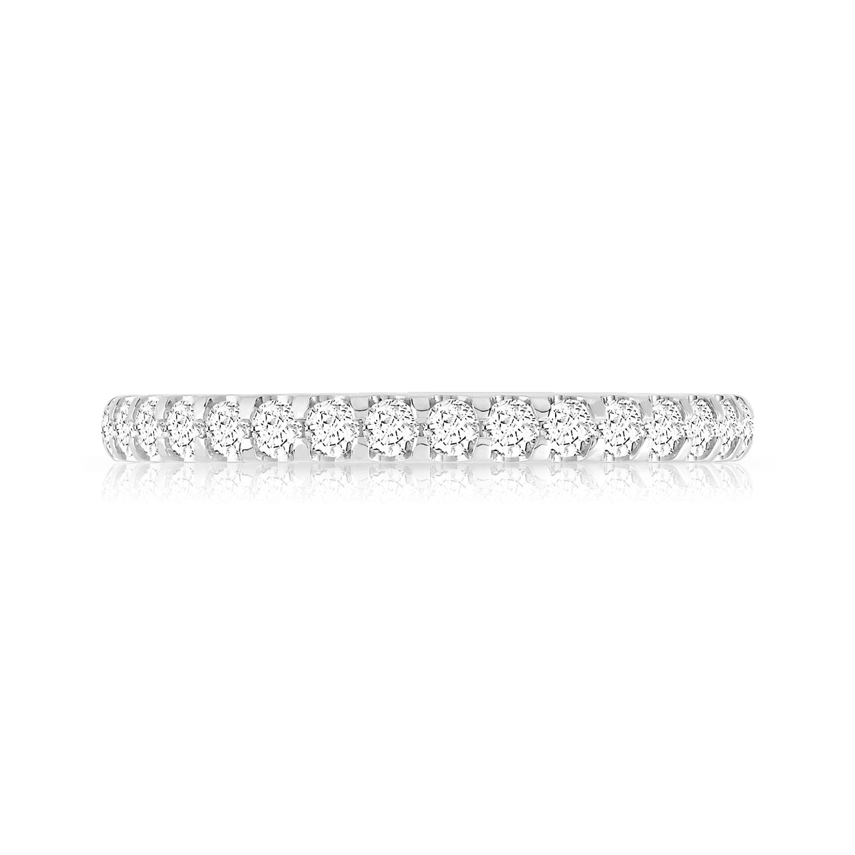 Alliance or 750 blanc diamant H/SI - vue 3