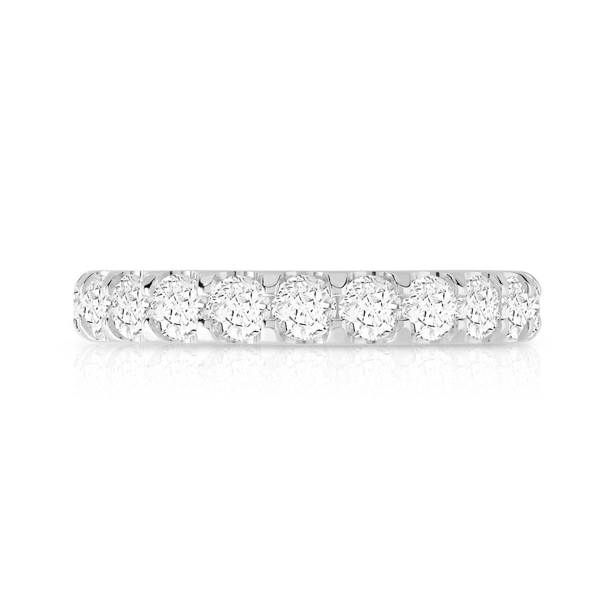 Alliance or 750 blanc diamant H/SI - vue 3