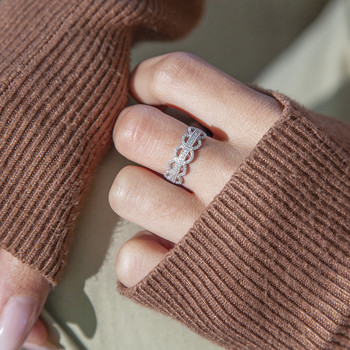 Bague or blanc 375 diamants