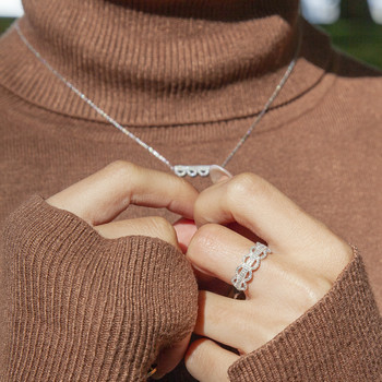 Bague or blanc 375 diamants