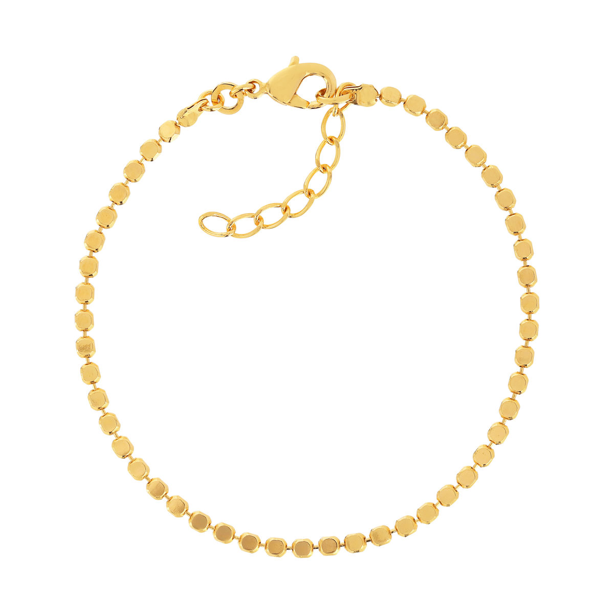 Bracelet plaqué or 18 cm