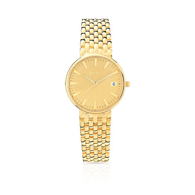Montre homme or 750 bracelet or 750