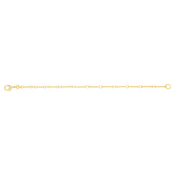 Bracelet plaqué or maillons 18 cm