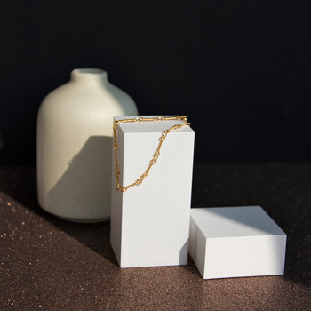 Bracelet plaqué or maillons 18 cm