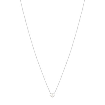Collier argent 925 perle de culture de Chine zirconias 45 cm