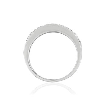 Bague argent 925, zirconias.
