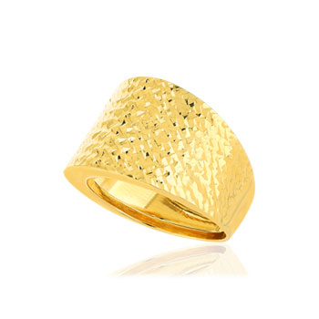 Bague or jaune 375