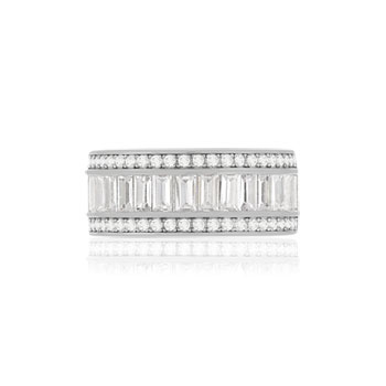 Bague argent 925 zirconias