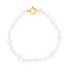 Bracelet or jaune 375 perles de culture de chine 19 cm - vue V1