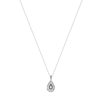 Collier argent 925 marcassites 40 à 45 cm