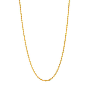 Gold plate rope chain 50 cm
