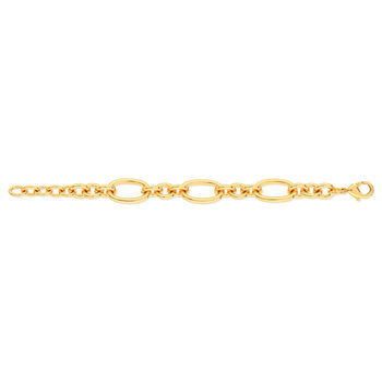 Bracelet plaqué or 20 cm
