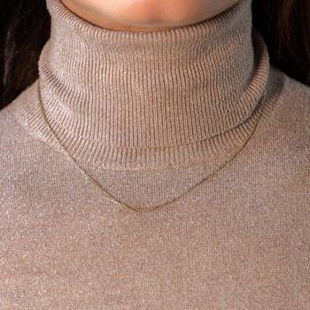 Collier or 375 jaune 45 cm