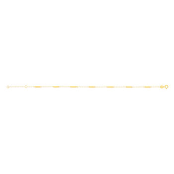 Bracelet or 375 jaune 18.5cm