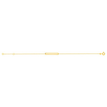Bracelet or 375 jaune 18,5 cm