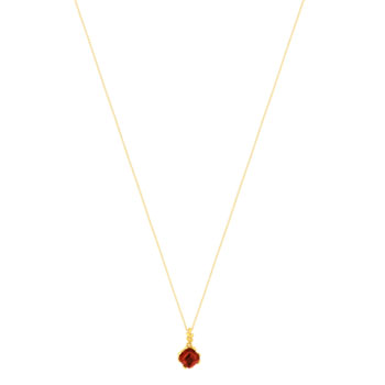 Collier or 375 jaune grenat 48cm